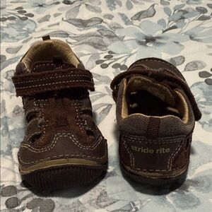 Stride Rite Brown Kids Sneakers